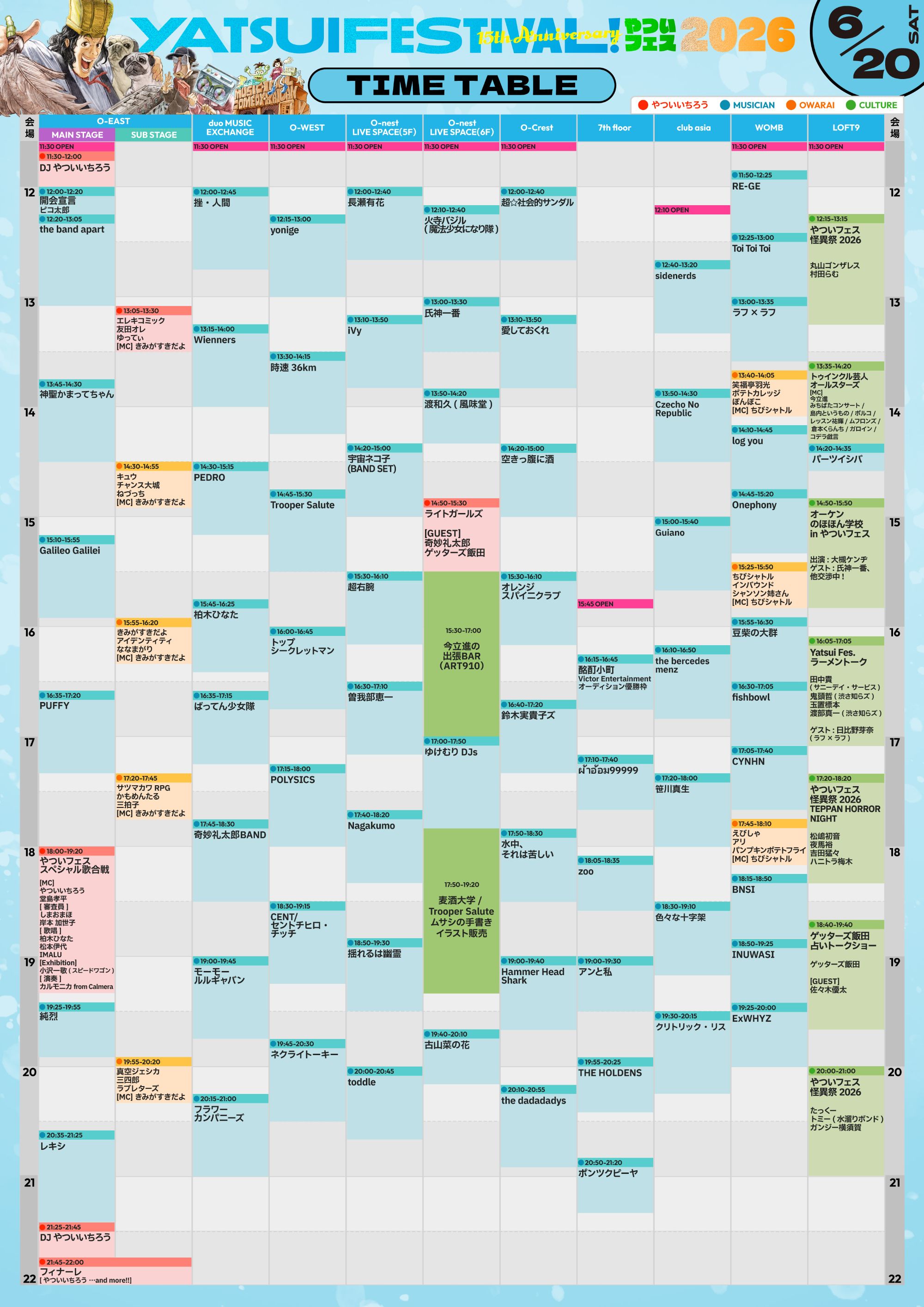 TIMETABLE Day1